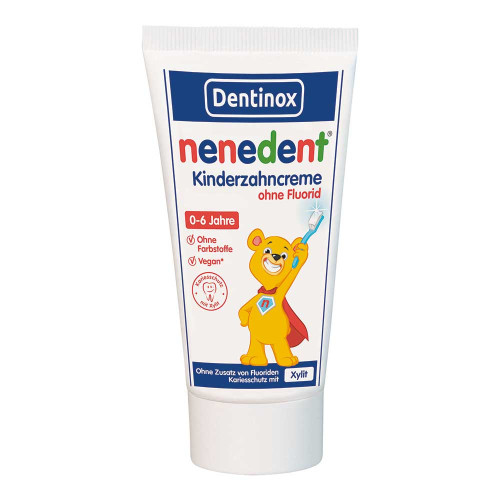 NENEDENT Kinderzahncreme o.Fluorid Standtube
