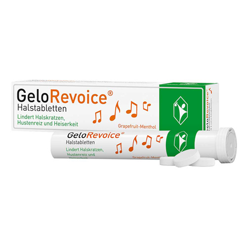 GeloRevoice Halstabletten Grapefruit-Menthol bei Heiserkeit & Stimmverlust