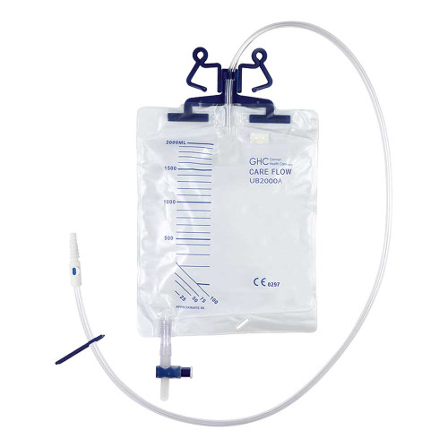 BETTBEUTEL Einmal 2000 ml 110 cm steril