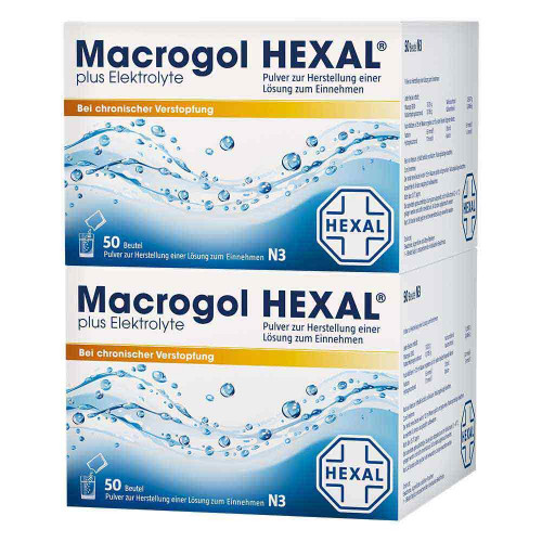 MACROGOL HEXAL plus Elektrolyte Plv.z.H.e.L.z.E.