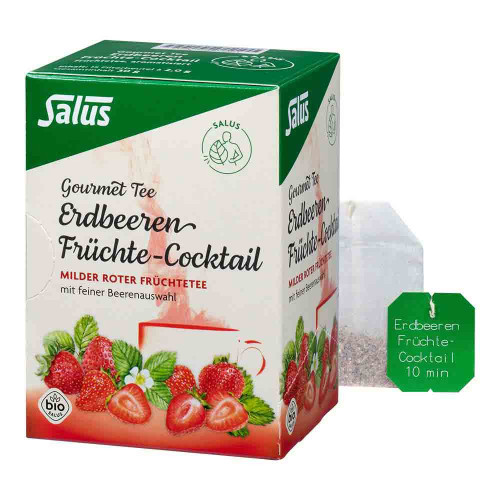 ERDBEEREN Fr&uuml;chtecocktail Salus Filterbeutel