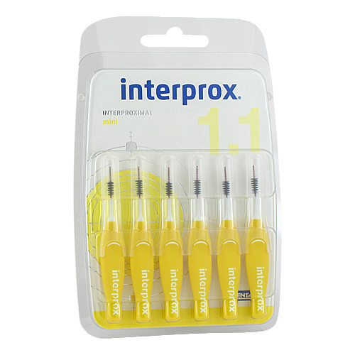 INTERPROX reg mini gelb Interdentalb&uuml;rste Blister