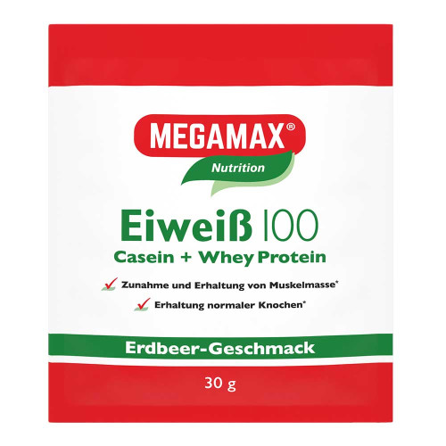 EIWEISS 100 Erdbeer Megamax Pulver