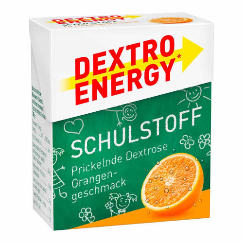 DEXTRO ENERGY Schulstoff Orange T&auml;felchen