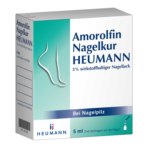 AMOROLFIN Nagelkur Heumann 5% wst.halt.Nagellack