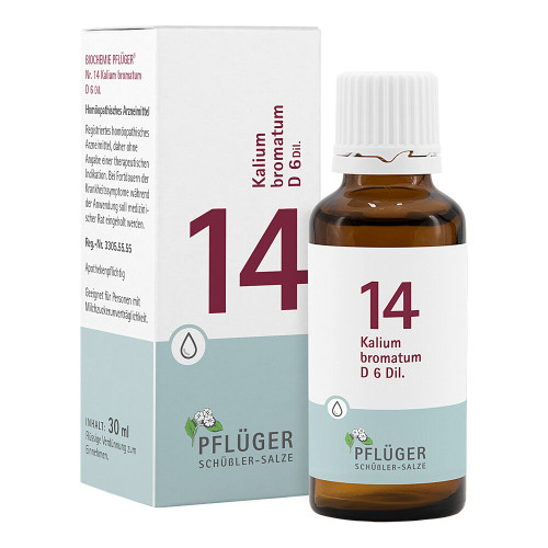Biochemie Pfl&uuml;ger 14 Kalium bromat.D 6 Tropfen