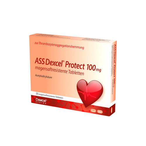 ASS Dexcel Protect 100 mg magensaftres.Tabletten