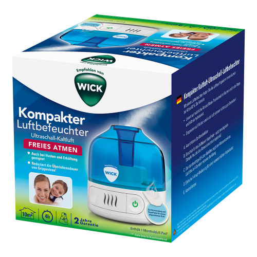 WICK Mini Kompakt Ultraschall Luftbefeuchter