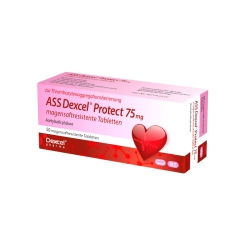 ASS Dexcel Protect 75 mg magensaftres.Tabletten