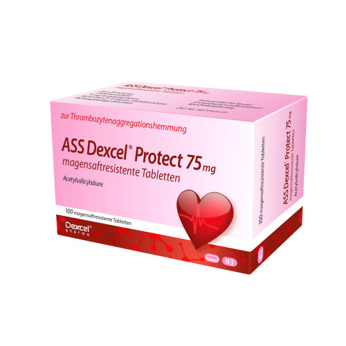 ASS Dexcel Protect 75 mg magensaftres.Tabletten