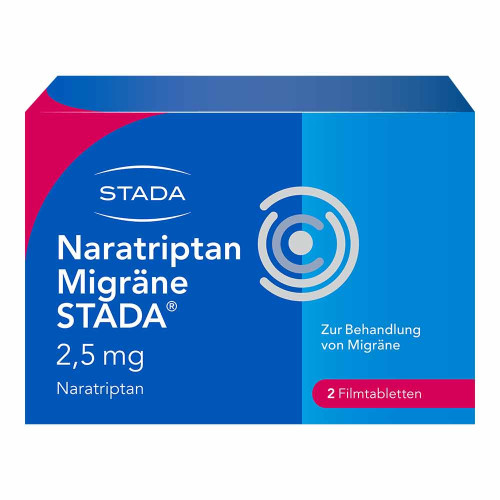 NARATRIPTAN Migr&auml;ne STADA 2,5 mg Filmtabletten