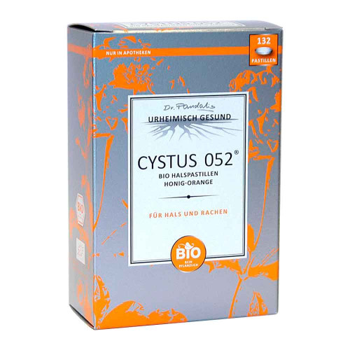 CYSTUS 052 Bio Halspastillen Honig Orange