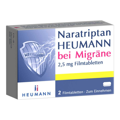 NARATRIPTAN Heumann bei Migr&auml;ne 2,5 mg Filmtabl.