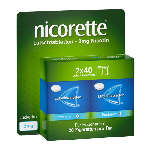 NICORETTE freshmint 2 mg Lutschtabletten gepresst