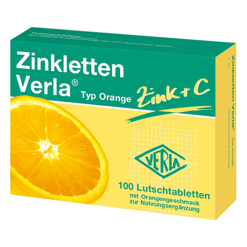ZINKLETTEN Verla Orange Lutschtabletten