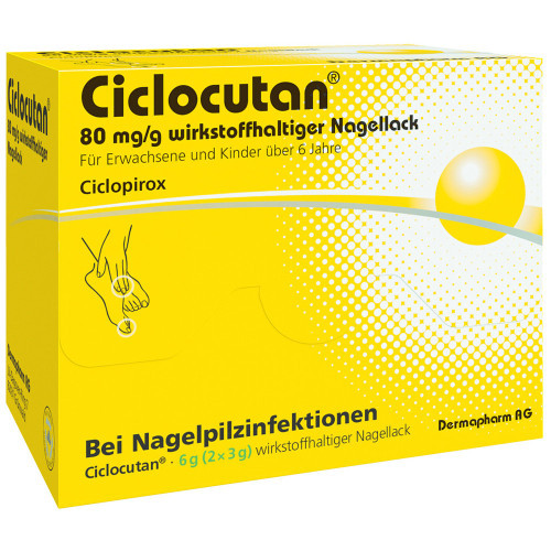 CICLOCUTAN 80 mg/g wirkstoffhaltiger Nagellack