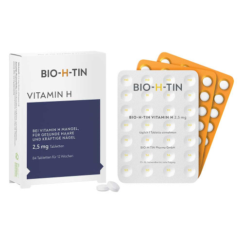 BIO-H-TIN Vitamin H 2,5 mg f&uuml;r 12 Wochen Tabletten