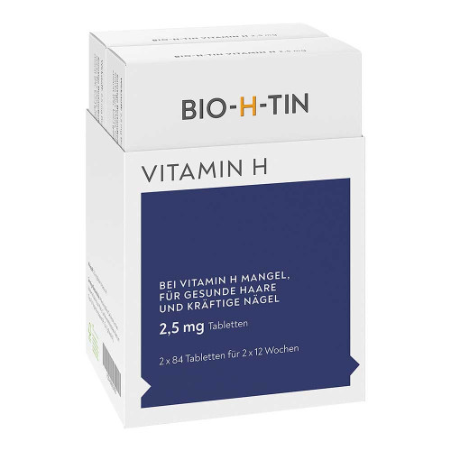 BIO-H-TIN Vitamin H 2,5 mg f&uuml;r 2x12 Wochen Tabl.