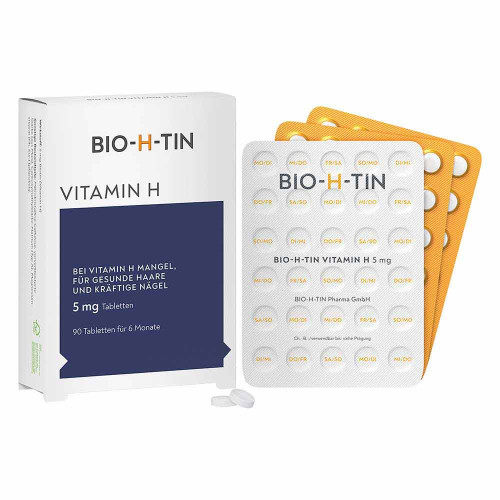 BIO-H-TIN Vitamin H 5 mg f&uuml;r 6 Monate Tabletten