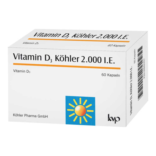 VITAMIN D3 K&Ouml;HLER 2.000 I.E. Kapseln