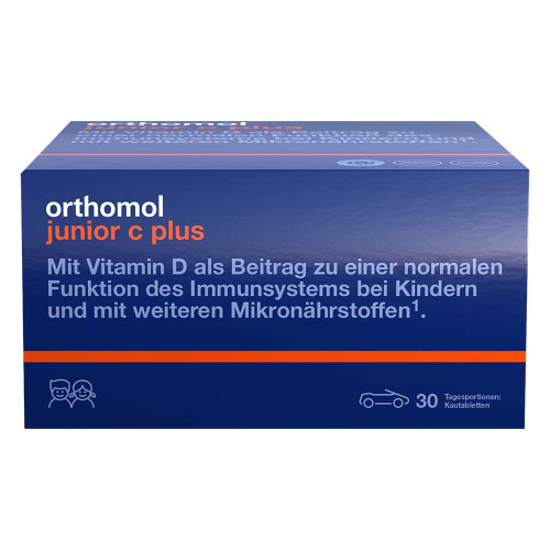 ORTHOMOL Junior C plus Kautabl.Mandarine/Orange