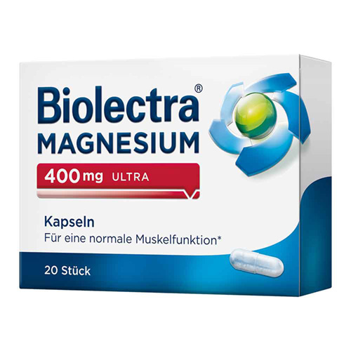 BIOLECTRA Magnesium 400 mg ultra Kapseln