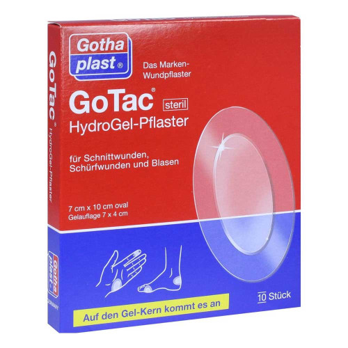 GOTAC HydroGel-Pflaster 7x10 cm steril