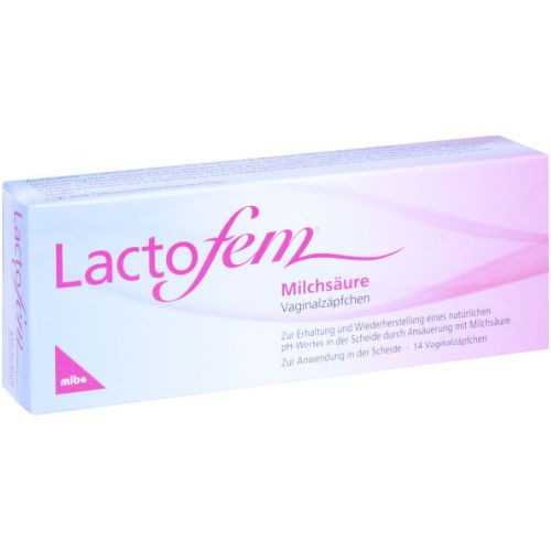 LACTOFEM Milchs&auml;ure Vaginalz&auml;pfchen