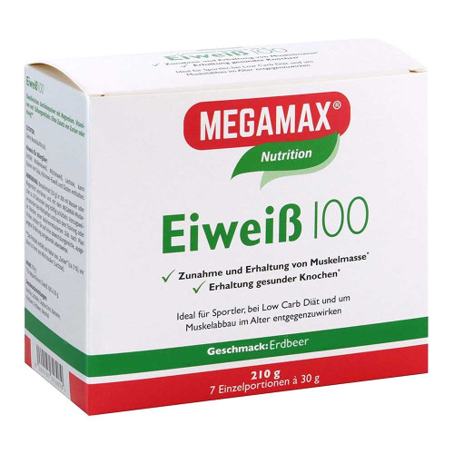 EIWEISS 100 Erdbeer Megamax Pulver