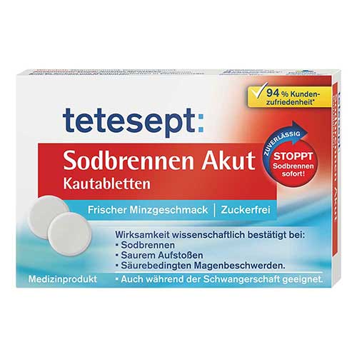 TETESEPT Sodbrennen Akut Kautabletten