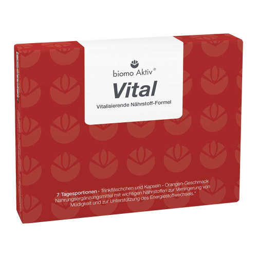 BIOMO Aktiv Vital Trinkflaschen 7-Tagesportionen
