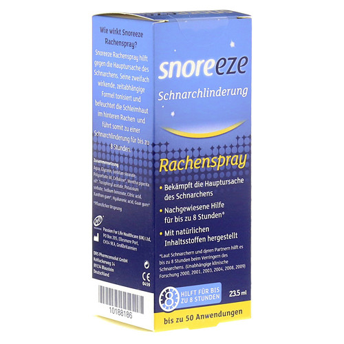 SNOREEZE Schnarchlinderung Rachenspray