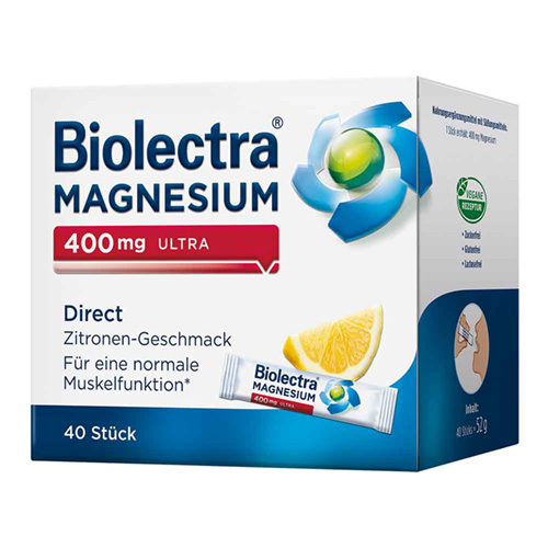 BIOLECTRA Magnesium 400 mg ultra Direct Zitrone