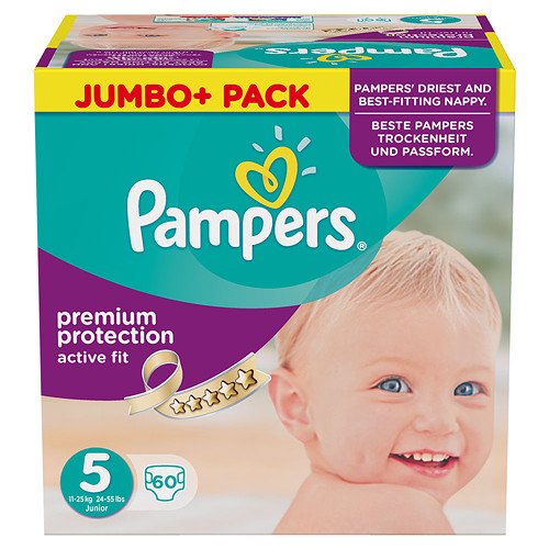 PAMPERS Active Fit Gr.5 junior 11-25kg Jumbo plus