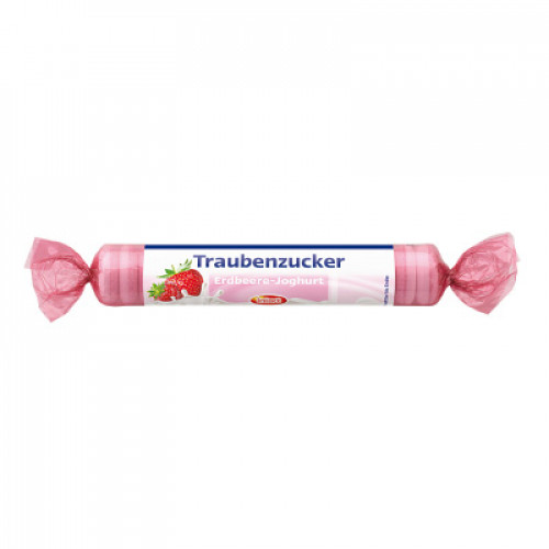 INTACT Traubenzucker Rolle Erdbeere Joghurt