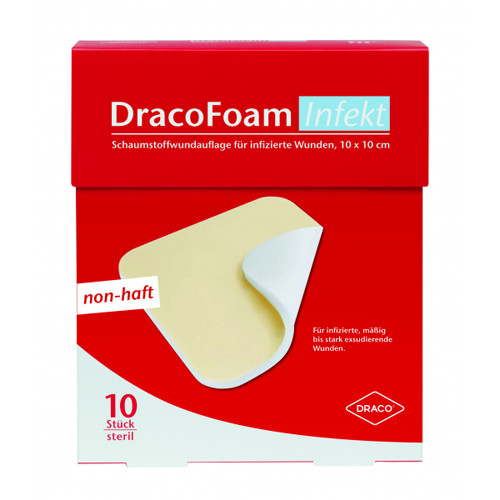 DRACOFOAM Infekt Schaumst.Wundauf.5x5 cm