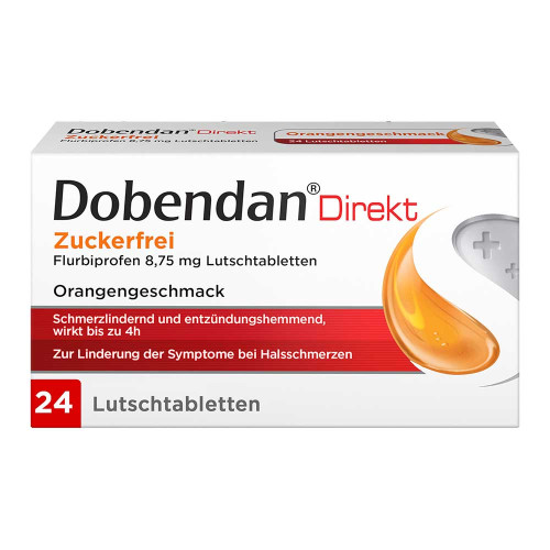 DOBENDAN Direkt zuckerfrei Flurbiprofen 8,75mg Lut