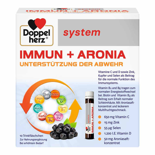 DOPPELHERZ Immun+Aronia system Ampullen