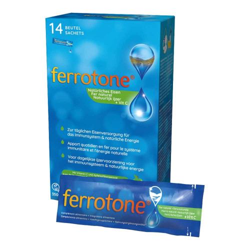 FERROTONE Eisen m.Apfelkonzentrat u.Vitamin C Btl.