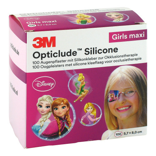 OPTICLUDE Silicone Disney girls maxi 5,7x8 cm