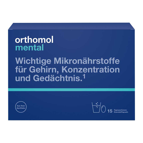 ORTHOMOL mental Granulat/Kapseln 15 Tage Kombip.
