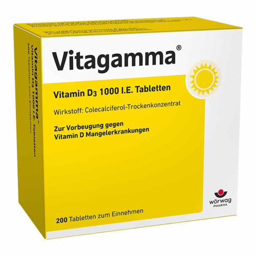 VITAGAMMA Vitamin D3 1.000 I.E. Tabletten