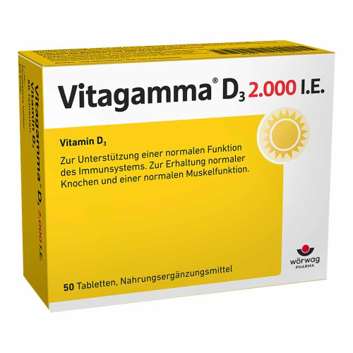VITAGAMMA D3 2.000 I.E. Vitamin D3 NEM Tabletten
