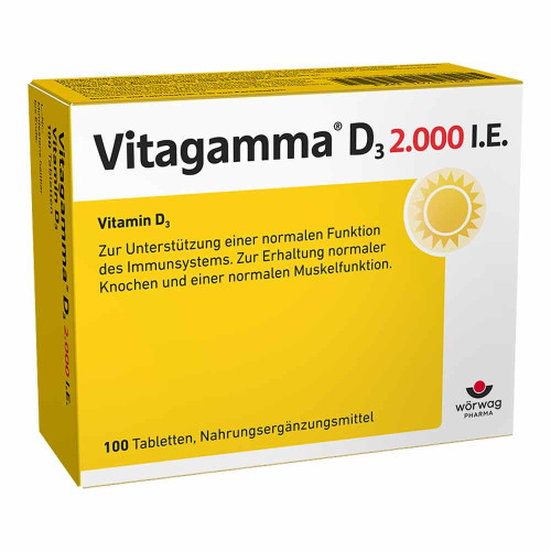 VITAGAMMA D3 2.000 I.E. Vitamin D3 NEM Tabletten