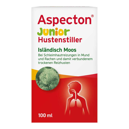 ASPECTON Junior Hustenstiller Isl&auml;ndisch Moos Saft