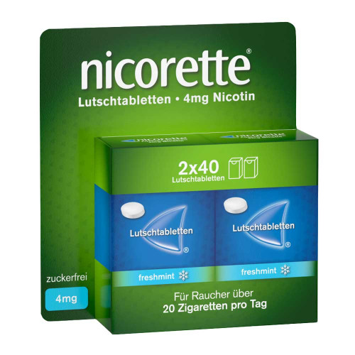 NICORETTE freshmint 4 mg Lutschtabletten gepresst