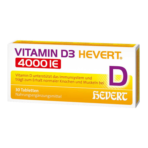 VITAMIN D3 HEVERT 4000 I.E. Tabletten
