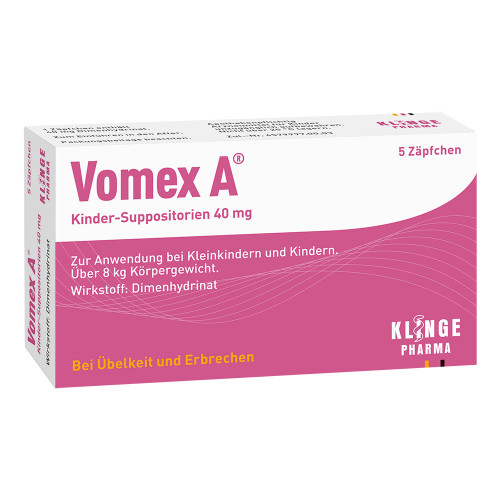 VOMEX A Kinder-Suppositorien 40 mg