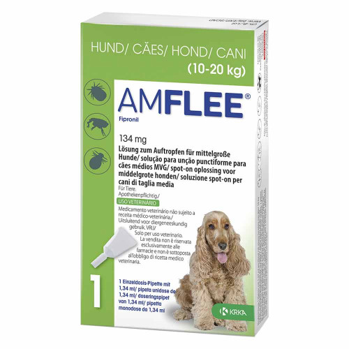 AMFLEE 134 mg Spot-on Lsg.f.mittelgr.Hunde 10-20kg
