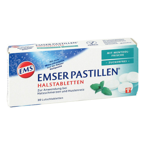 EMSER Pastillen mit Mentholfrische zuckerfrei